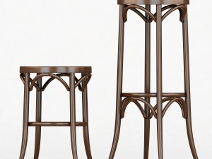k11 bentwood stool Modello 3D