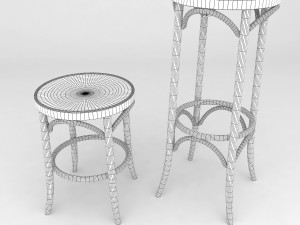 k11 bentwood stool Modello 3D