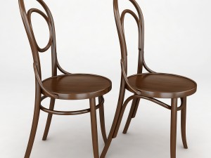 k12 bentwood chair 3D Model