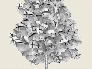 game ready forest tree 03 3D Model