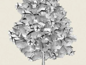 game ready forest tree 03 3D Model