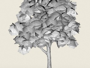 game ready forest tree 04 3D Model