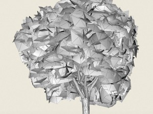 game ready forest tree 05 3D Model