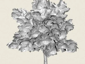 game ready forest tree 06 3D Model