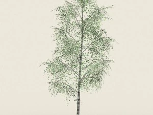 game ready forest tree 08 3D Model