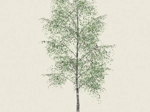 game ready forest tree 08 3D Model