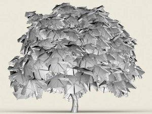 game ready forest tree 14 3D Model