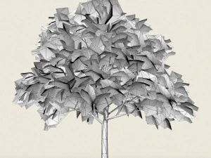 game ready forest tree 17 3D Model