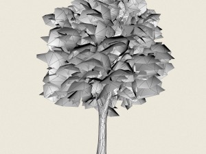 game ready forest tree 19 3D Model