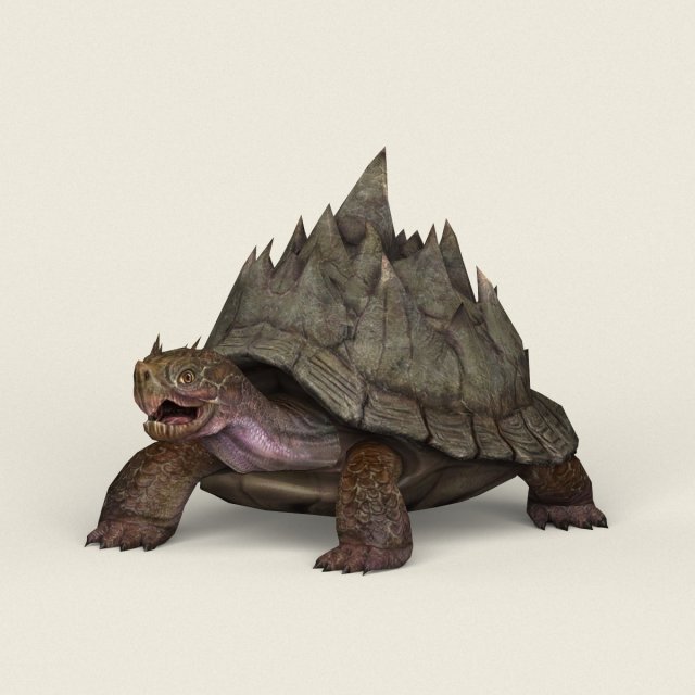 game ready fantasy turtle 3D मॉडल .c4d .max .obj .3ds .fbx .stl .blend 