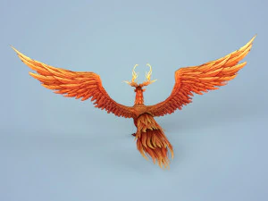 fire bird phoenix 3D Model