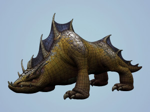 fantasy wild monster animal 3D मॉडल