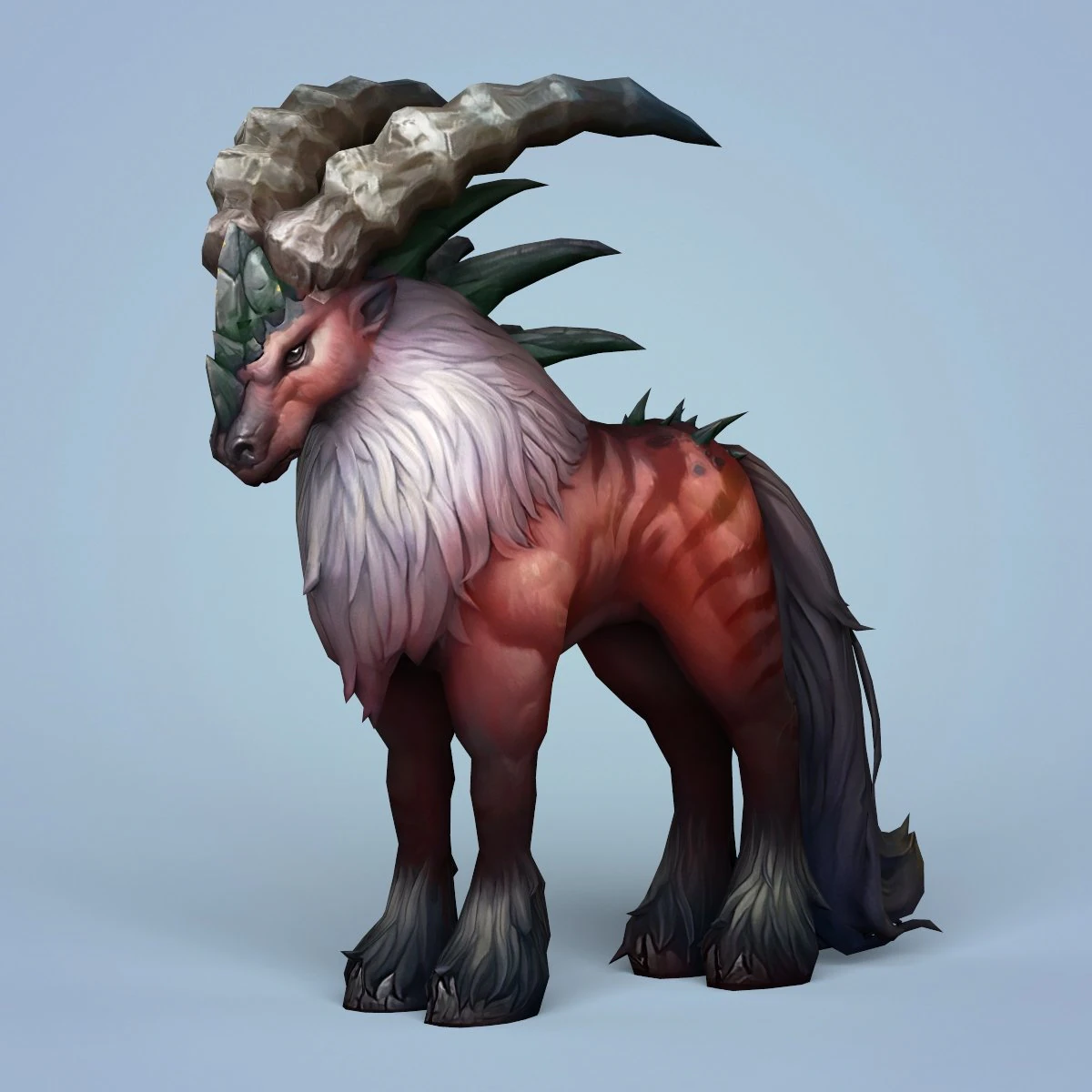 fantasy monster mouflon 3D Model .c4d .max .obj .3ds .fbx .stl .blend