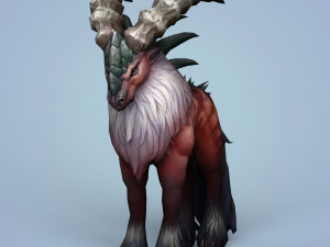 fantasy monster mouflon 3D मॉडल