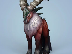 fantasy monster mouflon 3D Model
