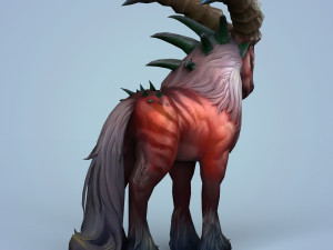 fantasy monster mouflon 3D मॉडल