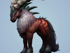 fantasy monster mouflon 3D मॉडल