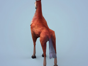 fantasy beautiful deer 3D 모델