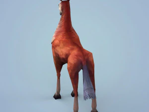 fantasy beautiful deer 3D Model