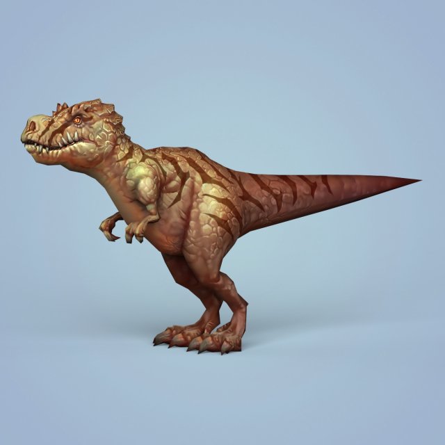 fantasy cartoon dinosaur trex 3D मॉडल .c4d .max .obj .3ds .fbx .stl .blend 