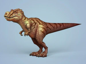 dinosauro trex dei cartoni animati fantasy Modello 3D