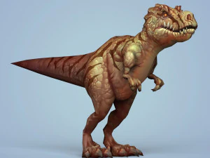 fantasy cartoon dinosaur trex 3D Model