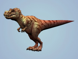 fantasy cartoon dinosaur trex 3D मॉडल