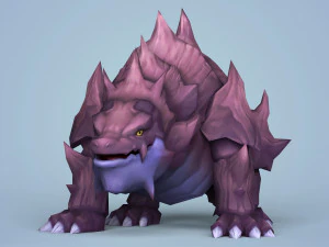 fantasy cartoon monster 3D Model