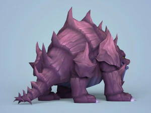fantasy cartoon monster 3D Model