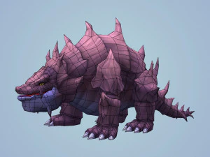fantasy cartoon monster 3D Model