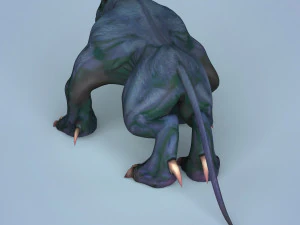 fantasy monster leopard 3D Model
