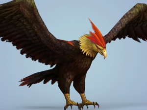 fantasy eagle 3D मॉडल