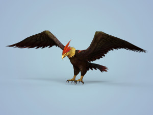 fantasy eagle 3D मॉडल