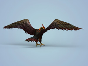 fantasy eagle 3D मॉडल
