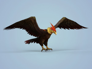 fantasy eagle 3D मॉडल