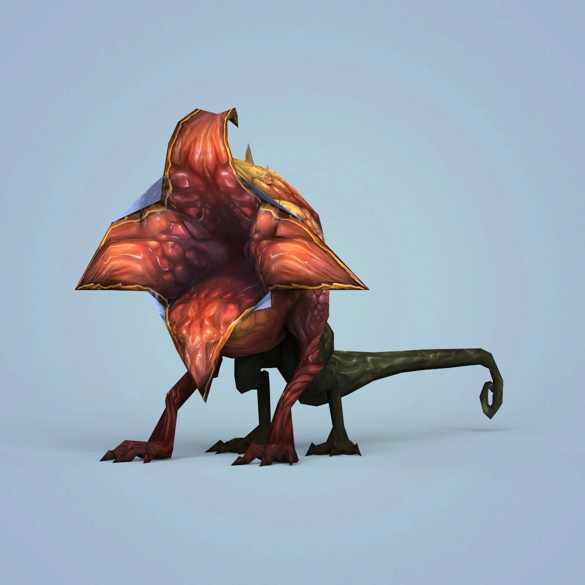 fantasy monster flower 3D Model .c4d .max .obj .3ds .fbx .stl .blend 