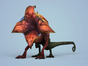 fantasy monster flower 3D Модель