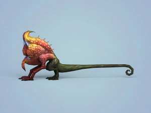 fantasy monster flower 3D Model