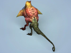 fantasy monster flower 3D Model
