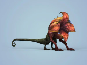 fantasy monster flower 3D Model