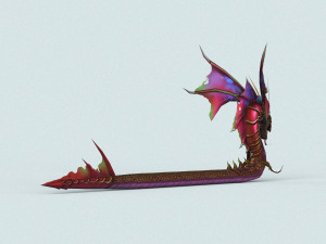 cartoon monster dragon 3D Model