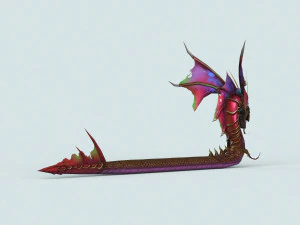 cartoon monster dragon 3D Model
