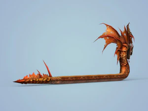 fantasy monster snake 3D Model