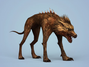 fantasy monster dog Modelo 3D