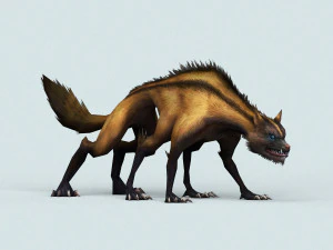 monster hyena 3D Model