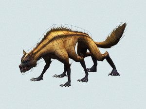 monster hyena 3D Модель