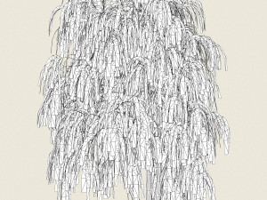game ready willow tree 03 3D Модель