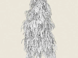 game ready willow tree 09 3D Model