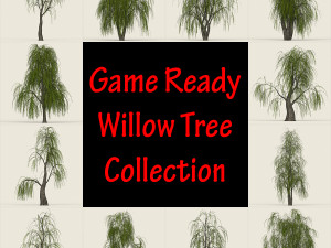 willow tree collection Model 3D