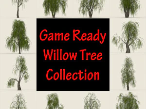 wilgenboom collectie 3D Model